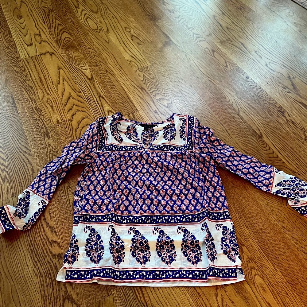 J crew tunic shirt